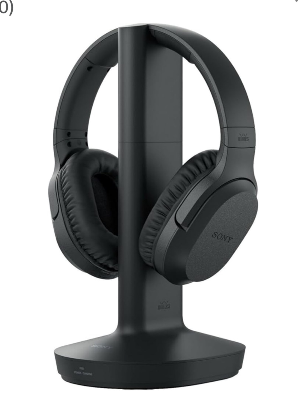 EUC Sony RF400 Wireless Home Theater Headphones (WHRF400)